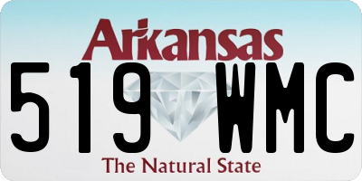 AR license plate 519WMC