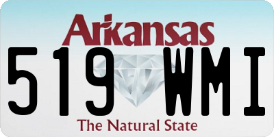 AR license plate 519WMI