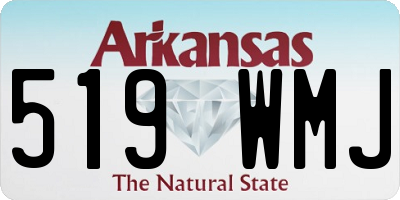 AR license plate 519WMJ