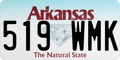 AR license plate 519WMK