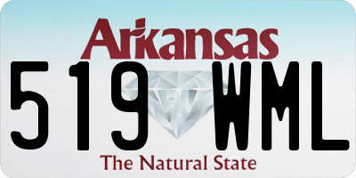 AR license plate 519WML