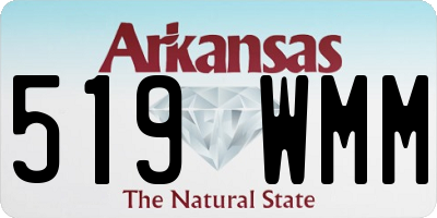 AR license plate 519WMM