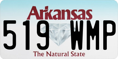 AR license plate 519WMP