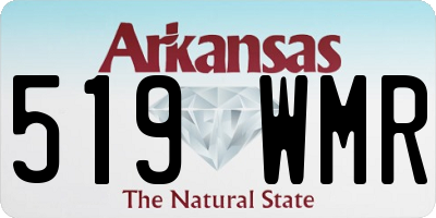 AR license plate 519WMR