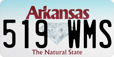 AR license plate 519WMS