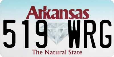 AR license plate 519WRG