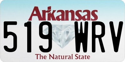 AR license plate 519WRV