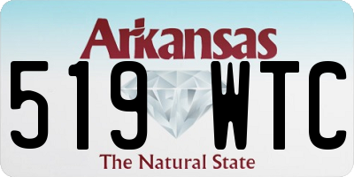 AR license plate 519WTC