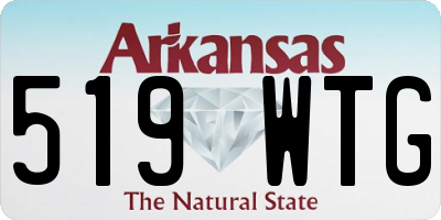 AR license plate 519WTG