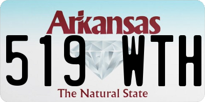 AR license plate 519WTH