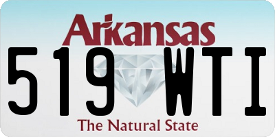 AR license plate 519WTI
