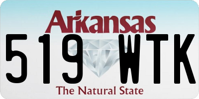 AR license plate 519WTK