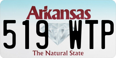 AR license plate 519WTP