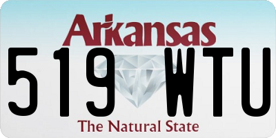 AR license plate 519WTU