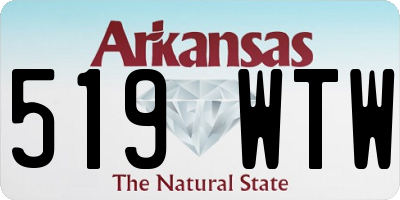 AR license plate 519WTW