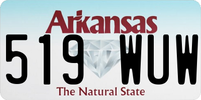 AR license plate 519WUW