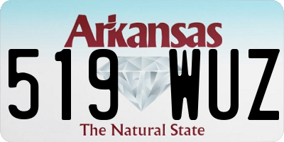 AR license plate 519WUZ