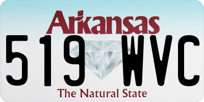 AR license plate 519WVC