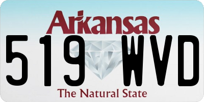 AR license plate 519WVD