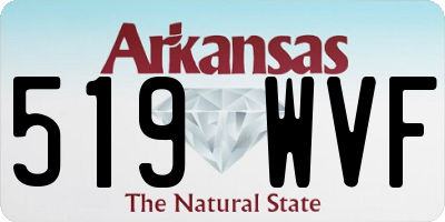 AR license plate 519WVF