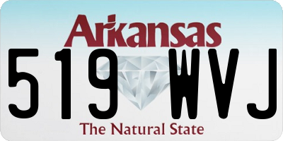 AR license plate 519WVJ