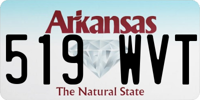 AR license plate 519WVT