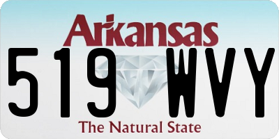 AR license plate 519WVY