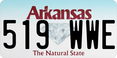AR license plate 519WWE