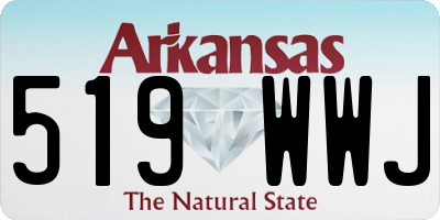 AR license plate 519WWJ