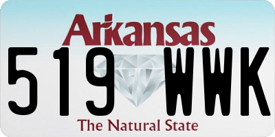 AR license plate 519WWK