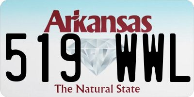 AR license plate 519WWL