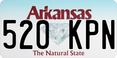 AR license plate 520KPN