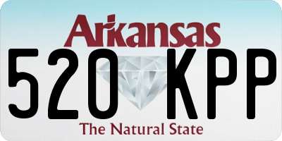 AR license plate 520KPP