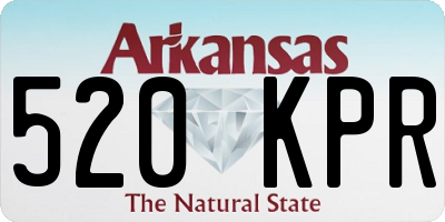 AR license plate 520KPR