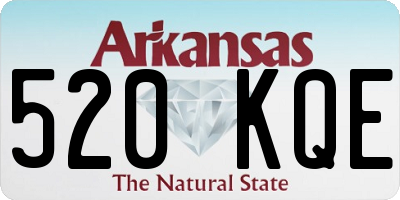 AR license plate 520KQE