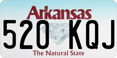 AR license plate 520KQJ