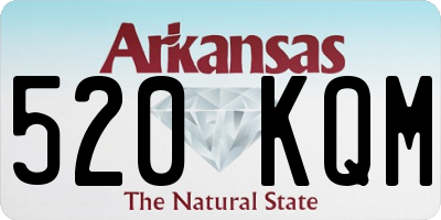 AR license plate 520KQM