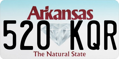 AR license plate 520KQR