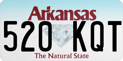 AR license plate 520KQT