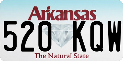 AR license plate 520KQW