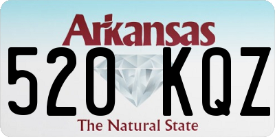 AR license plate 520KQZ