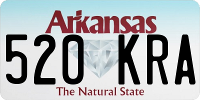 AR license plate 520KRA