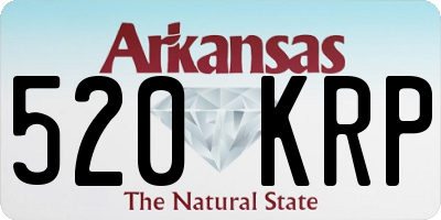 AR license plate 520KRP