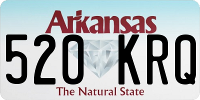 AR license plate 520KRQ