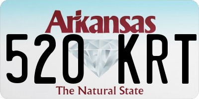 AR license plate 520KRT