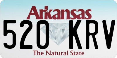 AR license plate 520KRV