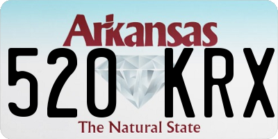 AR license plate 520KRX