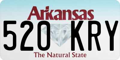 AR license plate 520KRY