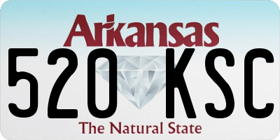 AR license plate 520KSC