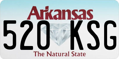 AR license plate 520KSG